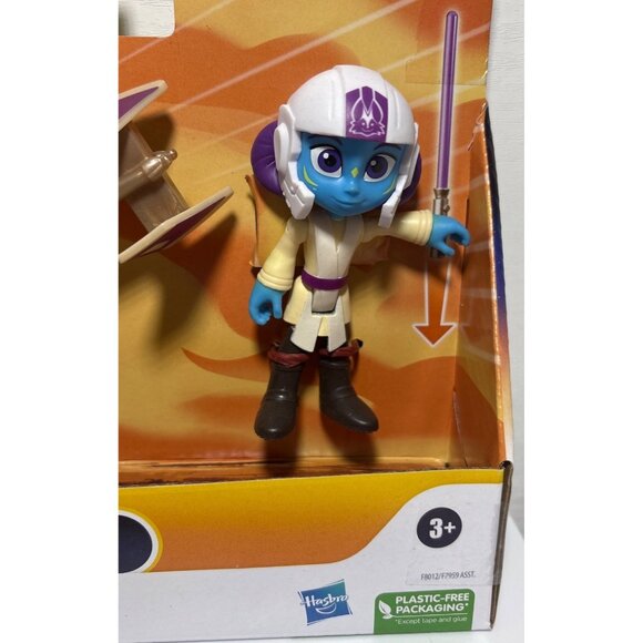 Star Wars Young Jedi Adventures Lys Solay Figure & Speeder New - Picture 2 of 6